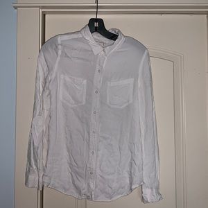 Kids white button up size M.